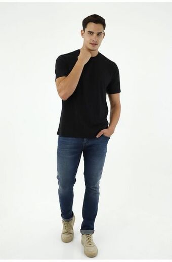 Tennis Camiseta negra para hombre oferta