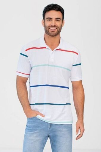 Carmel Polo manga corta multicolor oferta
