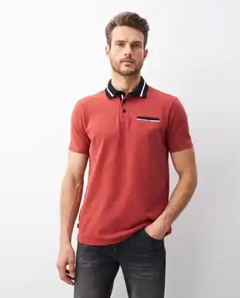 Chevignon Camiseta de hombre tipo polo, classic fit manga corta - bolsillo ribete oferta