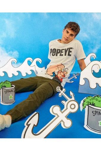 Koaj Camiseta manga corta estampado de popeye oferta