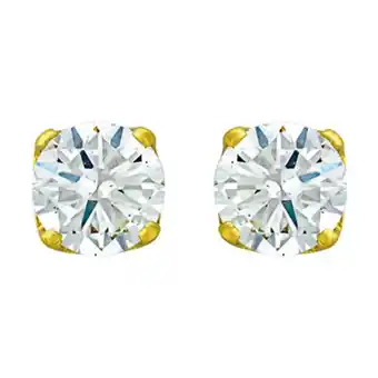 Kevin's Joyeros Topos en oro amarillo de 18 kilates, con 2 zircones centrales, 3.5 mm. de ancho oferta