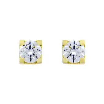 Kevin's Joyeros Topos en oro amarillo de 18 kilates, con 2 zircones centrales, 5 mm. de ancho oferta