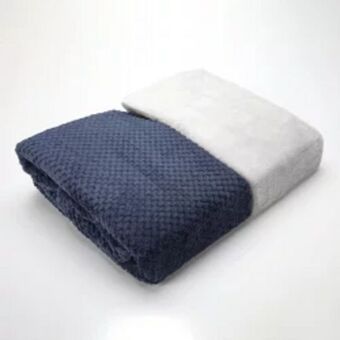 Home Sentry Manta expressions setx2 110x140cm flannel/fluffy azul-gris oferta