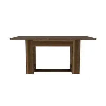 Éxito Mesa de comedor color chocolate con espacio para 6 personas oferta