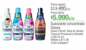 Jumbo Suavizante concentrado downy 500ml oferta