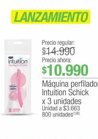 Jumbo Máquina perfiladora intuition schick x 3 unidades oferta