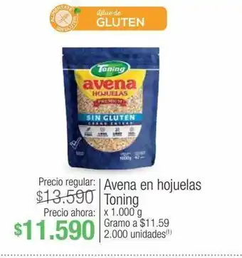 Jumbo Avena en hojuelas toning x 1000g oferta