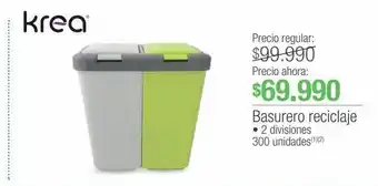 Jumbo Basurero reciclaje oferta