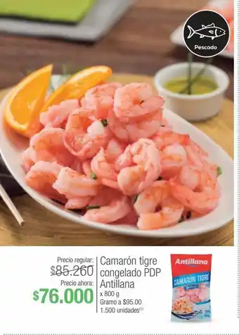 Jumbo Camarón tigre congelado pdp antillana x 800 g oferta