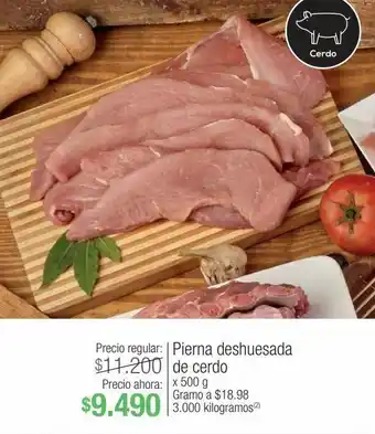 Jumbo Pierna deshuesada de cerdo x 500 g oferta