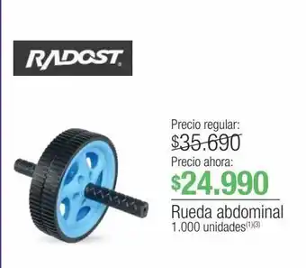 Jumbo Rueda abdominal oferta