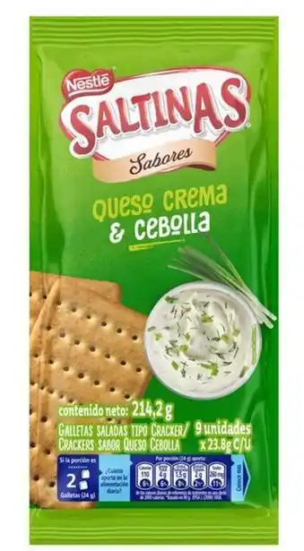 Éxito Galletas queso y cebolla saltinas 214.2 gr oferta