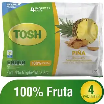 Éxito Pasabocas pina tosh 60 gr oferta