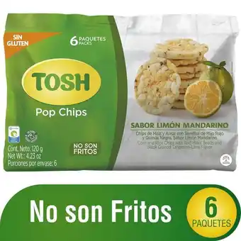Éxito Pasabocas de maiz chips limon tosh 120 gr oferta