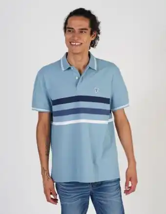 American Eagle Camisa polo ae con rayas oferta