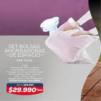 Tiendas D1 Set Bolsas Ahorradoras De Espacio oferta