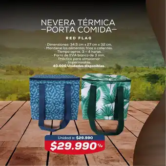 Tiendas D1 Nevera Termica Porta Comida oferta
