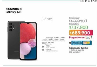 Jumbo Galaxy a13 128 gb oferta