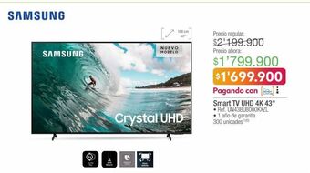 Jumbo Smart tv uhd 4k 43" oferta