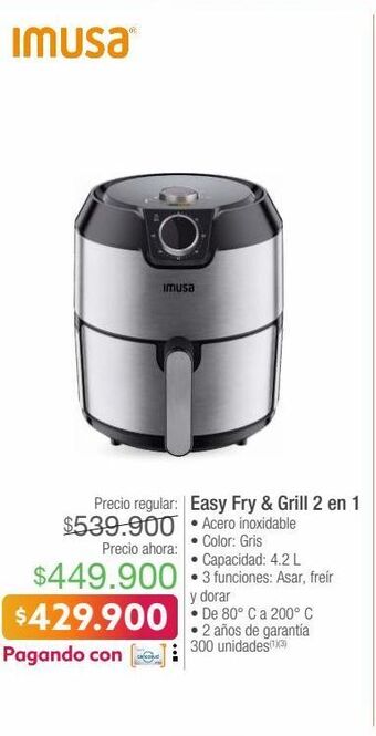 Jumbo Easy fry & grill 2 en 1 oferta
