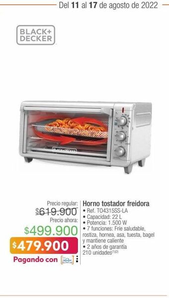 Jumbo Horno tostador freidora oferta