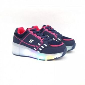 Tenis patín con luces para niña marca steps