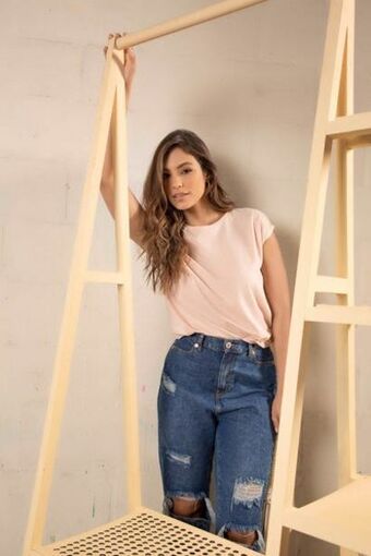 Carmel Camiseta manga corta rosado oferta