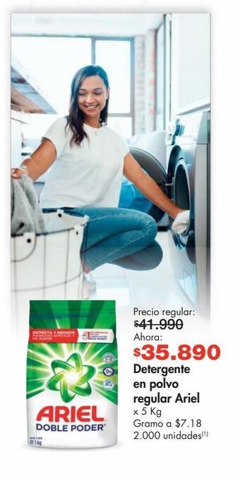 Metro Detergente en polvo ariel x 5kg oferta