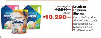 Metro Lavaloza lozacream blancox x 1.5l oferta