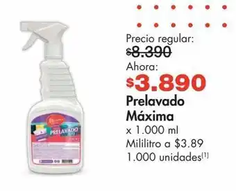 Metro Prelavado máxima x 1000ml oferta