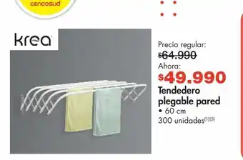 Metro Tendedero plegable pared 60cm oferta
