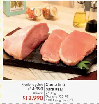 Metro Carne fina para asar x 500g oferta