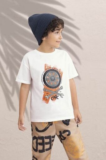 Carmel Camiseta manga corta marfil oferta