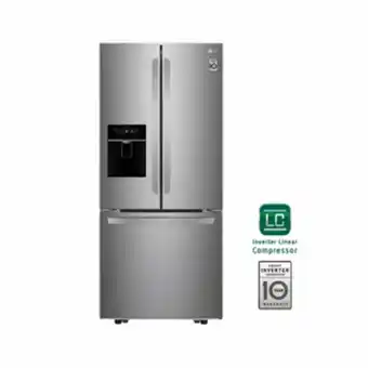 Ktronix Nevecon lg no frost tipo europeo 618 litros lm22sgpk gris oferta