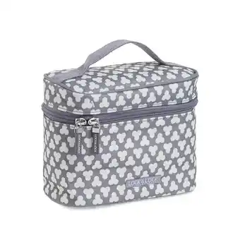 Estra Lonchera con 2 recipientes y cubiertos gris oferta