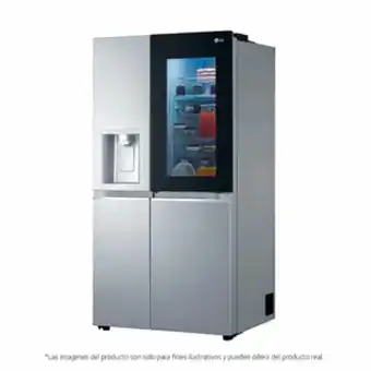 Alkosto Nevecón lg instaview craft ice side by side 637 litros ls66sxsc gris oferta