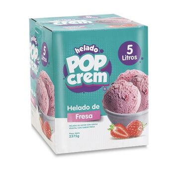Makro Pop crem helado fresa 5l oferta