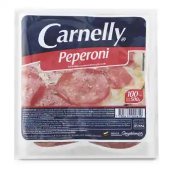 Makro Peperoni carnelly tajado 500gen100u oferta