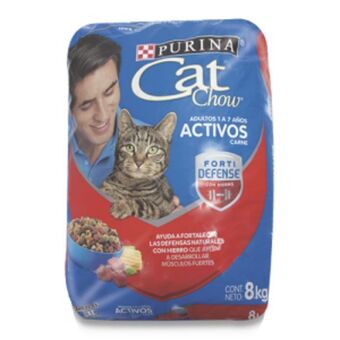 Makro Cat chow adultos activos carne fortidefense 8k oferta