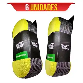 Éxito 6 pack esponja de microfibra smart shine oferta