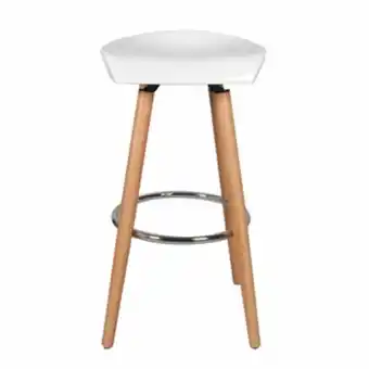 Alkosto Silla bar tukasa corazón blanco oferta