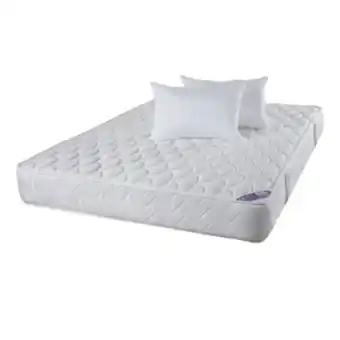 Alkosto Combo spring: colchón doble resortado classic 140 x 190 cm + 2 almohadas siliconadas oferta