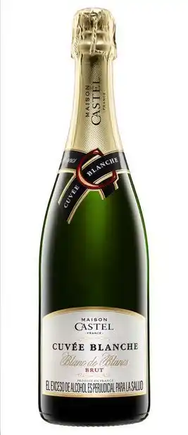 Éxito Vino espumoso blanco brut maison castel marca exclusiva 750 ml oferta