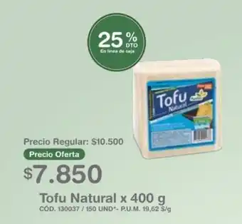 Makro Tofu Natural x 400g oferta