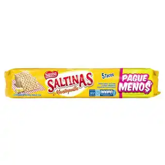 Merqueo Galletas saltinas® mantequilla x5 tacos oferta