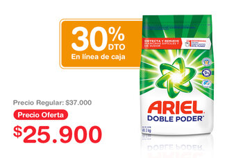 Makro Detergente en Polvo Ariel Regular x 3kg oferta