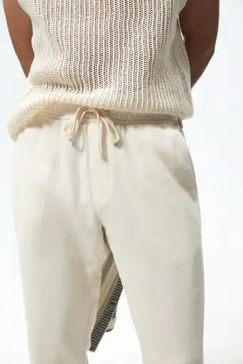 Zara Pantalón cintura jogger rústico oferta