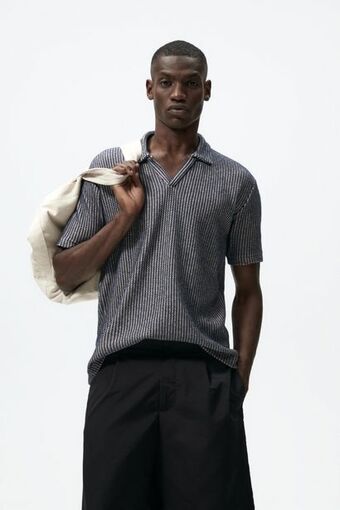 Zara Polo punto estructura oferta