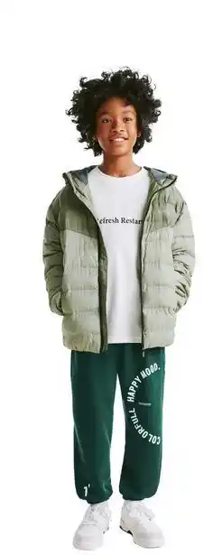 Zara Pantalón felpa textos oferta