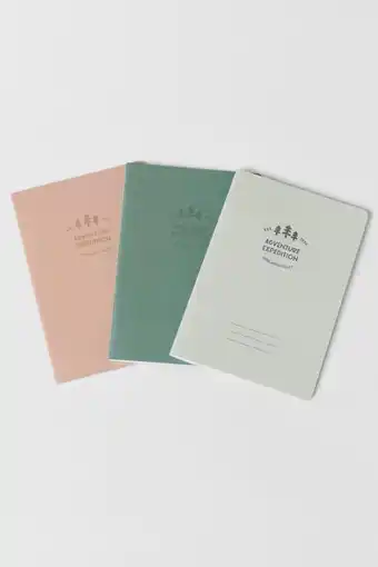 Zara Pack tres cuadernos pequeños a5 adventure expedition oferta